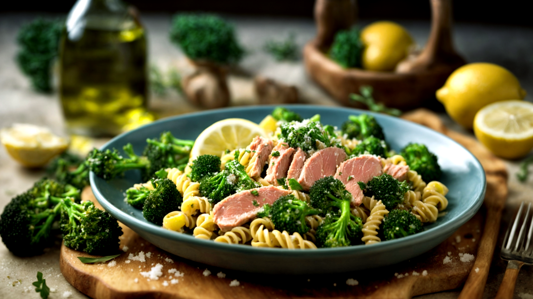 Fusilli tonno fresco broccolo"